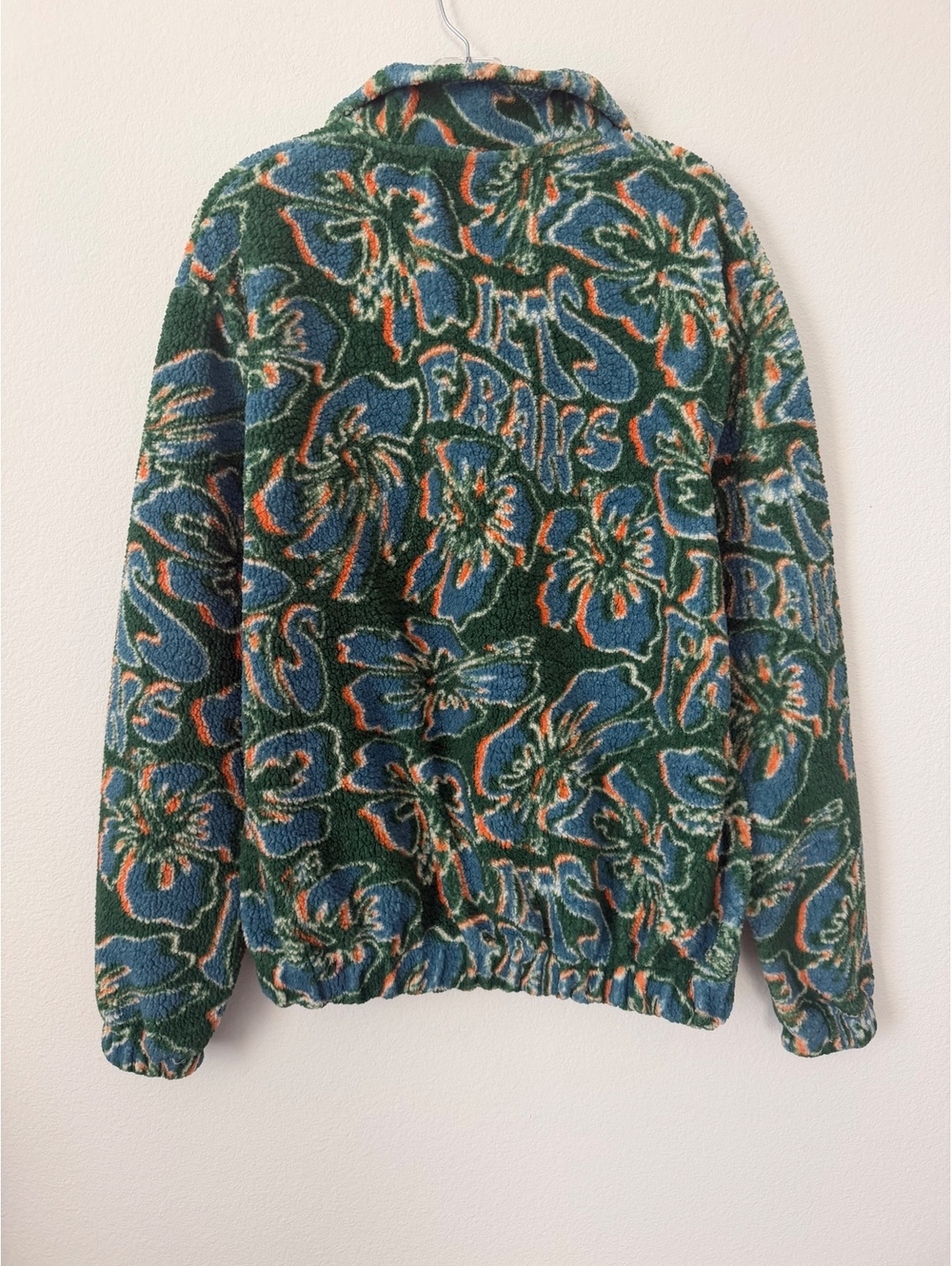 Urban Outfitters Long Sleeve 1/4 Zip Fleece Cozy Teddy Texture Sweater Size S - Picture 2 of 8